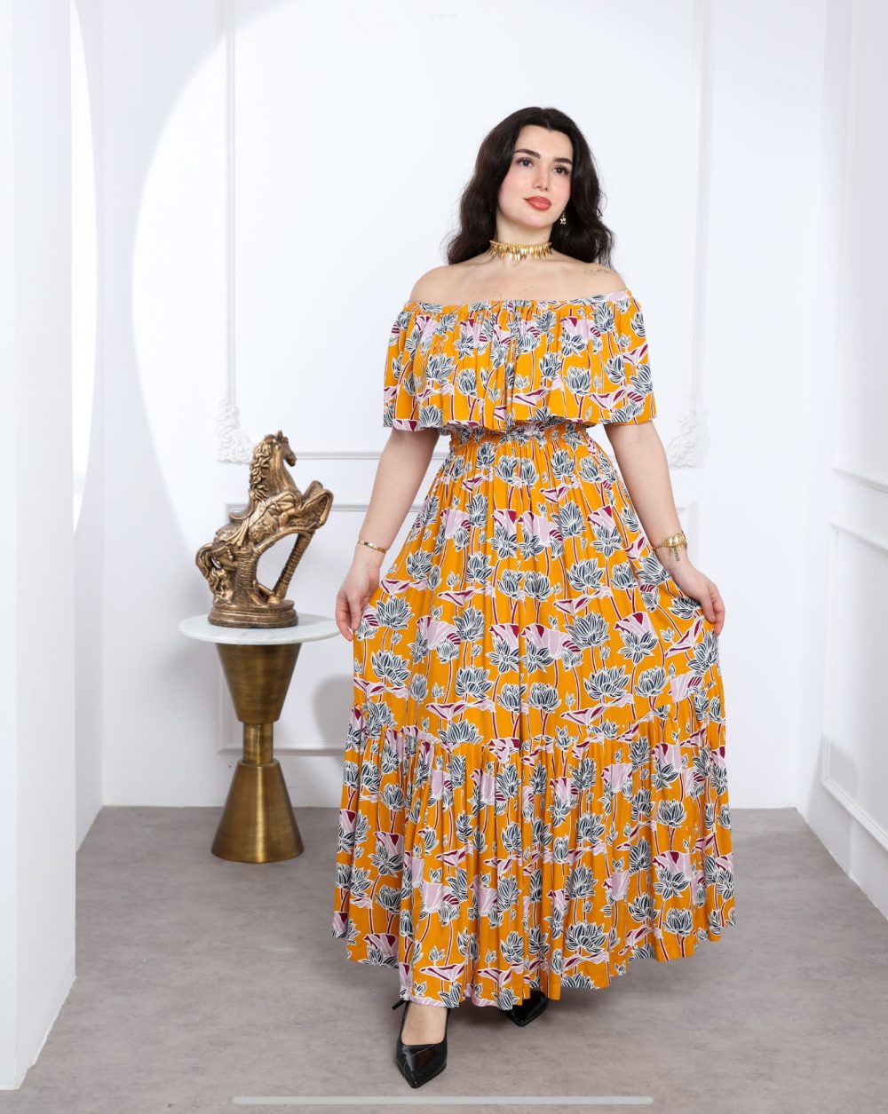 فستان فرنسي ناعم